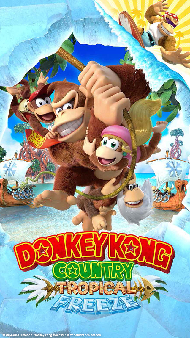 my.nintendo.com/Wallpaper - Donkey Kong Country Tropical Freeze/DKCTF_Wallpaper_[640x1136].jpg